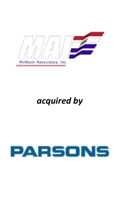 Aronson Capital Partners, LLC Announces the Sale of McMunn Associates, Inc. to Parsons Corporation