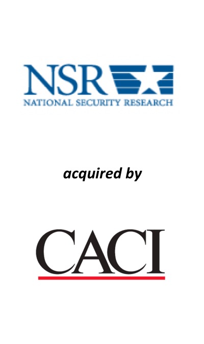 Aronson Capital Partners, LLC Advises National Security Research (“NSR”) on its Sale to CACI International, Inc.