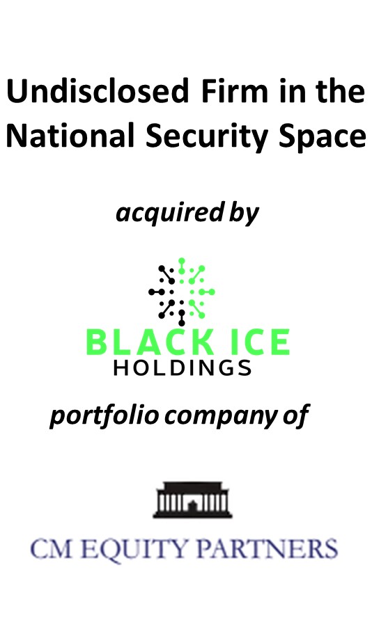Monument Capital Partners Advises Virginia-based Intelligence Community Service Provider on its Sale to Black ICE