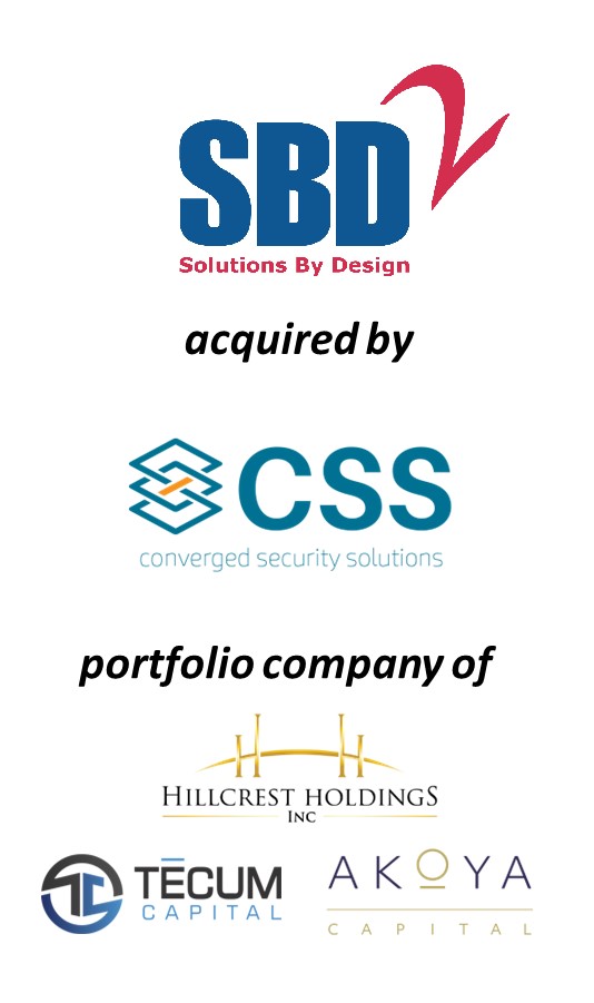 Monument Capital Partners Advises Solutions By Design II on its Sale to Converged Security Solutions